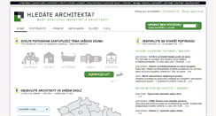 Desktop Screenshot of hledame-architekta.cz